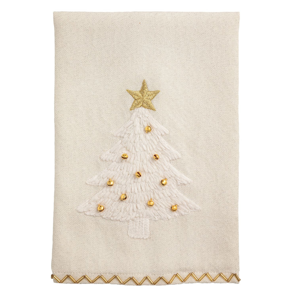 Embroidered Towel - Tree