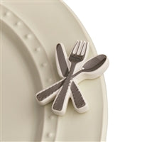 Nora Fleming Mini - Bon Appetit fork