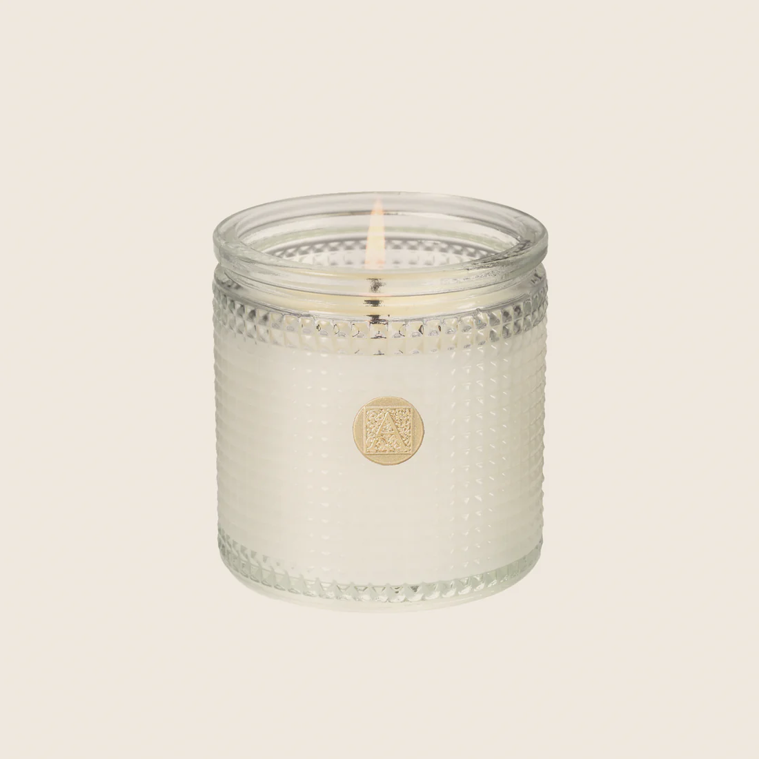 Aromatique Textured Glass 6oz Candle -