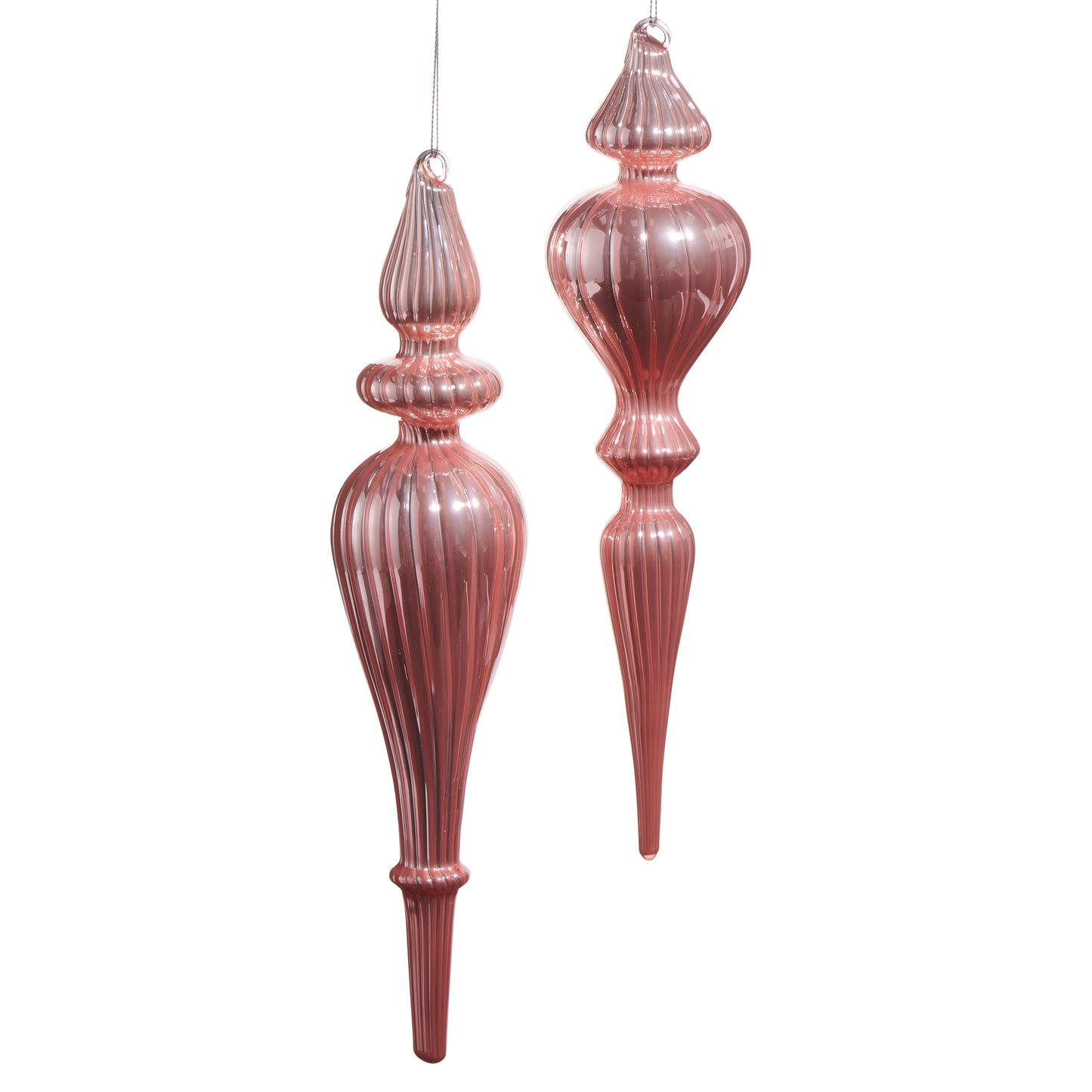 Pink Finial Ornament