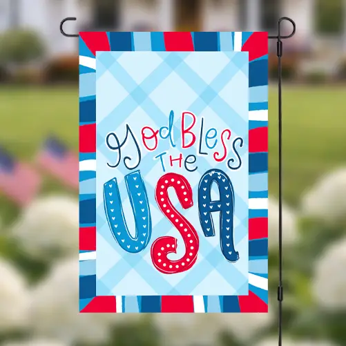 God Bless The USA - Garden Flag