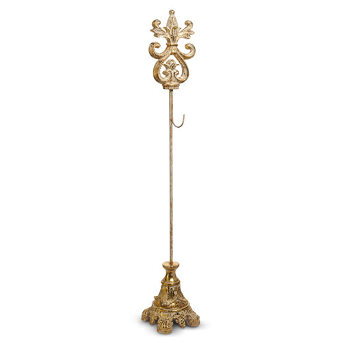 Gold Acanthus Wreath Stand