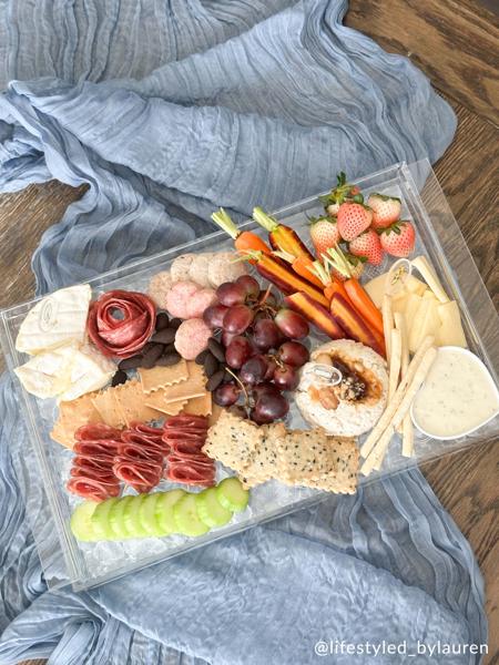 Acrylic Charcuterie Chiller Tray Set